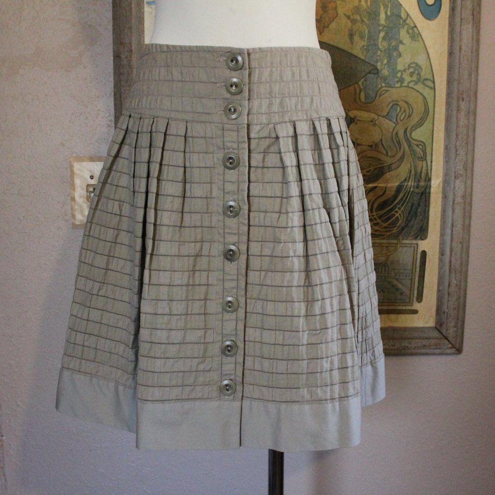 Nanette Lepore knee length flare skirt Sz.2 made in the USA